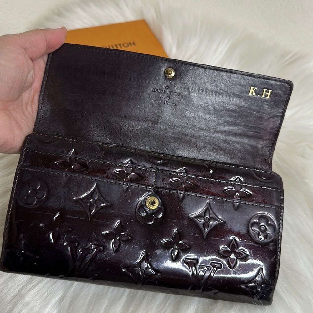💯Authentic Louis Vuitton Vernis Bifold Long Wallet🍀 - Picture 14 of 16